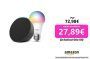 Te presentamos el Echo Pop | Antracita + TP-Link Tapo Bombilla LED inteligente Wi-Fi, multicolor, compatible con Alexa – Kit de inicio de Hogar digital