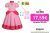 Coseaon Peach Cosplay Disfraz Niña Peach Princesa Vestido de Melocotón con Corona Guantes Varita de Mágica Difraces Halloween Navidad Carnaval 4-15 años (150 (11-12 años))