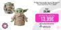 Star Wars Peluche de Baby Yoda de El Mandaloriano 28cm. Cuerpo Blando y Base Robusta. para coleccionistas Adultos y Niños. GWD85