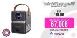 Proyector portátil P61 para cine en casa, 8000 lúmenes, 5G, WiFi, Bluetooth, compatible con pantalla Full HD 1080P
