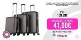 T-Lovendo – Juego 3 Maletas de Viaje Set Trolley ABS Semirigidas con Candado y 4 Ruedas. Maleta grande, mediana y pequeña. Gran capacidad , gran calidad.
