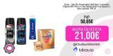 Durex – Lote 24x Preservativos Real Feel + Lubricante Original H20 100 ml + Axe Desodorante Pure Coconut + Blue Lavender 150 ml
