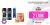 Durex – Lote 24x Preservativos Real Feel + Lubricante Original H20 100 ml + Axe Desodorante Pure Coconut + Blue Lavender 150 ml