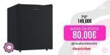 Frigorífico Table Top – Infiniton CL-40D, Cíclico, 51 cm, 41 l, Negro