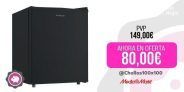 Frigorífico Table Top – Infiniton CL-40D, Cíclico, 51 cm, 41 l, Negro