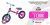Bicicleta sin pedales, de 2 ruedas, con diseños exclusivos de Shimmer and Shine (2702) Walking bike ligera y fácil de manejar. Sillín y manillar ajustables. Calidad al mejor precio. De acuerdo a la normativa CE. +3 años