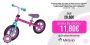 Bicicleta sin pedales, de 2 ruedas, con diseños exclusivos de Shimmer and Shine (2702) Walking bike ligera y fácil de manejar. Sillín y manillar ajustables. Calidad al mejor precio. De acuerdo a la normativa CE. +3 años
