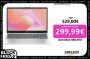 HP 15-fd0000ns – Ordenador portátil de 15.6″ Full HD (Intel Core i3-N305, 8GB RAM, 512GB SSD, Intel UHD Graphics, Sin Sistema Operativo) Plata y Azul- Teclado QWERTY Español