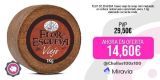 FLOR DE ESGUEVA Queso viejo de oveja mini madurado en corteza natural peso aproximado pieza 1 kg elaborado con leche cruda