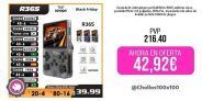 Consola de videojuegos portátil Retro R36S, sistema Linux, pantalla IPS de 3,5 pulgadas, R35s Pro, reproductor de vídeo de bolsillo portátil, 64GB de juegos