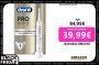 Oral-B Pro Series 3 Cepillo de Dientes Eléctrico con Mango Recargable y 2 Cabezales, Diseñado por Braun, Regalos Originales para Mujer y Hombre – Blanco