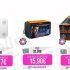 Pack de Echo Pop Altavoz inteligente con Alexa, Antracita + Bombilla inteligente Philips Smart LED, 8,5 W (Eq. 60 W) A60 E27, Luz Blanca y Colores