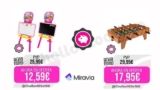 Pizarra infantil de 3 patas, de plástico, doble cara, Futbolín Madera CB Games, Futbolín infantil