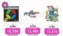 Hasbro Simon Juego de Memoria Electrónico portátil, Lanzador Nerf Elite 2.0 Eaglepoint RD-8, Play-Doh Kitchen Creations – Restaurante Divertido