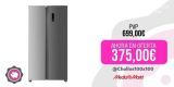 Frigorífico americano – OK ODD 141 F NF IN, No Frost, 177 cm, 442 l, Inox