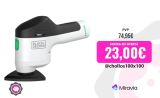 Black and Decker Lijadora de Detalle REVIVA 12V, REVDS12C-QW, velocidad 11.000 opm, tamaño de hoja 5078 mm², batería integrada 1,5Ah de Litio. Incluye cargador