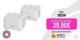 Netgear Orbi RBK12-100PES Sistema WiFi Mesh 2 Unidades Doble Banda