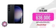 Móvil – Samsung Galaxy S23 5G, Phantom Black, 256GB, 8GB RAM, 6.1″ FHD+, Qualcomm Snapdragon, 3900mAh, Android 13