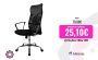 T-Lovendo – Silla de Oficina Giratoria Escritorio de Respaldo Tela transpirable de Malla ergonomica de alta calidad