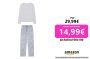 Womensecret Pijama, Mujer, Gris Claro/Plata, L