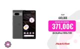 Móvil – Google Pixel 7a, Carbón, 128 GB, 8 GB RAM, 6.1 » OLED Full HD+, Google Tensor G2, 4.385 mAh, Android