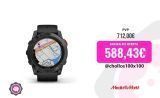 Reloj deportivo – Garmin Fénix 7X Pro, Negro, Carga Solar, 127-210 mm, 1.4″, Multideporte, GPS