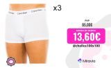 Calvin Klein-Pack-3 Boxers tejido transpirable y frontal anatómico U2664G hombre