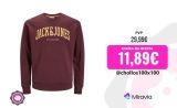 Jack & Jones Hombre sudadera NEW 23/24 Mod JJEJOSH OTOÑO INVIERNO muy suave y cálida Ref 12248431
