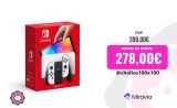 Consola Nintendo Switch OLED – Blanco o Rojo/Azul