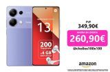 Xiaomi Redmi Note 13 Pro 4G – Smartphone de 8+256 GB, Pantalla de 6,67″ AMOLED FHD+ 120Hz, Mediatek Helio G99 Ultra, Triple cámara de hasta 200MP, Hypercharge 67W, Morado (Versión ES)