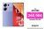 Xiaomi Redmi Note 13 Pro 4G – Smartphone de 8+256 GB, Pantalla de 6,67″ AMOLED FHD+ 120Hz, Mediatek Helio G99 Ultra, Triple cámara de hasta 200MP, Hypercharge 67W, Morado (Versión ES)