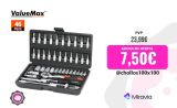 ValueMax-Juego de herramientas de mano para reparación de automóviles, caja de herramientas mecánicas para el hogar, destornillador, 3/8 », 1/2», 1/4»