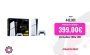 Consola – Sony PlayStation 5 Slim Digital Edition, 1 TB SSD, 4K, 1 mando, Chasis D, Blanco
