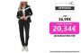 Terecey Chándal 2 Piezas Mujer Completo, Traje Deportivo de Manga Larga Conjunto Chándal Mujer Invierno Sudadera con Cremallera y Pantalón Larga（Negro，S