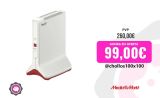 Repetidor Wi-Fi – AVM FRITZ!Repeater 6000 – Wi-Fi 6, Tribanda (2 x 2.400 Mbps/5 GHz y 1.200Mbps/2,4 GHz) Mesh, 2 Puertos LAN Gigabit