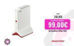 Repetidor Wi-Fi – AVM FRITZ!Repeater 6000 – Wi-Fi 6, Tribanda (2 x 2.400 Mbps/5 GHz y 1.200Mbps/2,4 GHz) Mesh, 2 Puertos LAN Gigabit