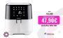 Mellerware – Freidora de Aire Crunchy! Plus frie sin aceite Con capacidad de 5,5L. Temperatura ajustable 80-200ºC, programable, Air Fryer Modelo 2022, tactil, multifuncion, horno saludable profesional, dieta salud