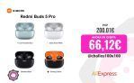 Xiaomi-auriculares Redmi Buds 5 Pro con Bluetooth, dispositivo de audio TWS con cancelación de ruido, batería de 38H de duración, resistente al agua y al polvo, 52dB, IP54