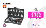 ValueMax-Juego de herramientas de mano para reparación de automóviles, caja de herramientas mecánicas para el hogar, destornillador, 3/8 », 1/2», 1/4»