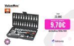 ValueMax-Juego de herramientas de mano para reparación de automóviles, caja de herramientas mecánicas para el hogar, destornillador, 3/8 », 1/2», 1/4»