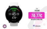 Polar Unite Reloj de actividad Bluetooth 5.1 Pantalla táctil a color 1.2″ Resistente al agua Registro pulsaciones Guía de entrenamiento Más de 100 perfiles GPS vía móvil Batería 165 mAh