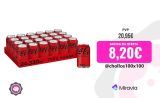 COCACOLA  sabor  ORIGINAL  O ZERO ( CERO ) CAJA 24Unidades  lata 33cl