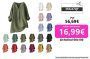 SHOBDW TodayS Deals Camiseta de Lino para Mujer,Elegante Blusa de Lino Medieval para,Tallas Grandes,Informal,Holgada,Cuello en V,Camisetas de Primavera y Verano,con Botones,Manga Larga Verde M