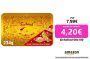 Suchard Mini Tabletas de Turrón de Chocolate con Arroz Inflado Lata Edición Especial Navidad con Porciones Individuales 234g