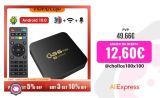 Caja de TV inteligente HONGTOP WIFI 4K Q96 MAX, caja de TV inteligente 2,4/5G, reproductor multimedia 10,0 Android Quad Core