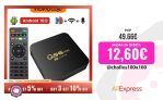 Caja de TV inteligente HONGTOP WIFI 4K Q96 MAX, caja de TV inteligente 2,4/5G, reproductor multimedia 10,0 Android Quad Core