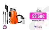Casals – Hidrolimpiadora de alta presión JHB70 limpieza chorro de 1600W, 105 Bar presión máxima, Caudal agua máximo 6,2L, Incluye depósito detergente