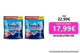 Finish Powerball Power All in 1 Pastillas para el lavavajillas, 80 pastillas