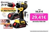 Taladro de impacto eléctrico inalámbrico,destornillador con batería de litio recargable,2 velocidades,herramientas eléctricas para el hogar,21V,2en1 destornillador eléctrico atornillador eléctrico de batería taladro