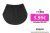 Irdcomps Falda Camisa Falsa Mujer Extensores de Camisa Bajo Capas Falsas Ajustables Falda Falsa de Barrido Inferior Extensor Camisa Media Longitud Top（Negro,M